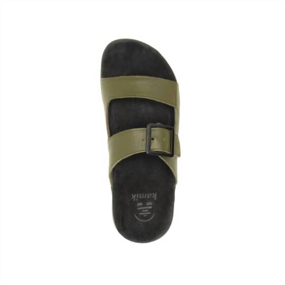 NEW KAMIK men\'s marty slide in dark olive main image 4